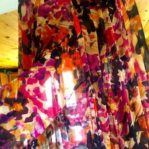 Guess by Marciano Long Floral Flowy Skirt